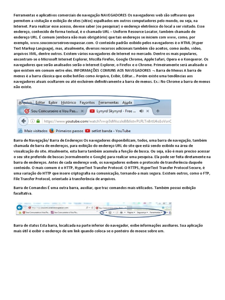 NAVEGADORES INTERNET EXPLORER GOOGLE CHROME MOZILLA FIREFOX E MICROSOFT EDGE intelligence overview