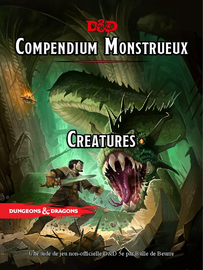 Compendium Monstrueux - Creatures - 28-10-2018, PDF