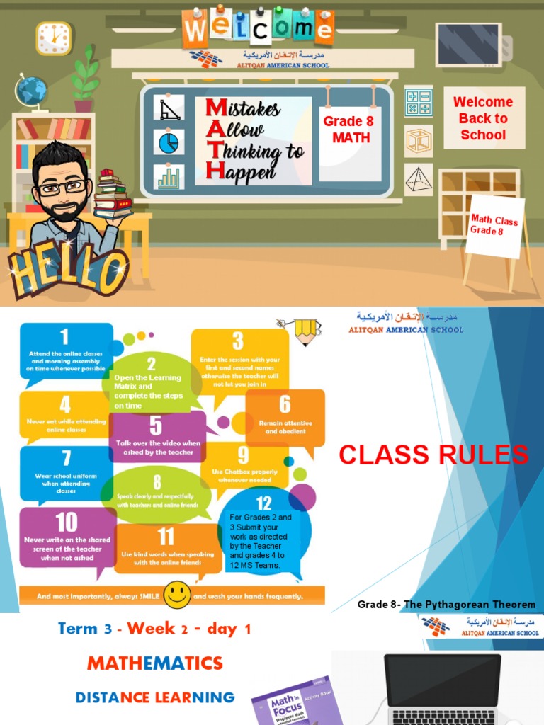Grade 8 Pythagorean Theorem Lesson | PDF | Triangle | Triangle Geometry