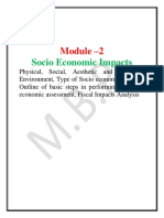 Socio Economic Impacts: Module - 2