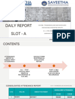 Daily Report Slot - A: 07/06/2021 (8.00 AM - 9.30 AM)