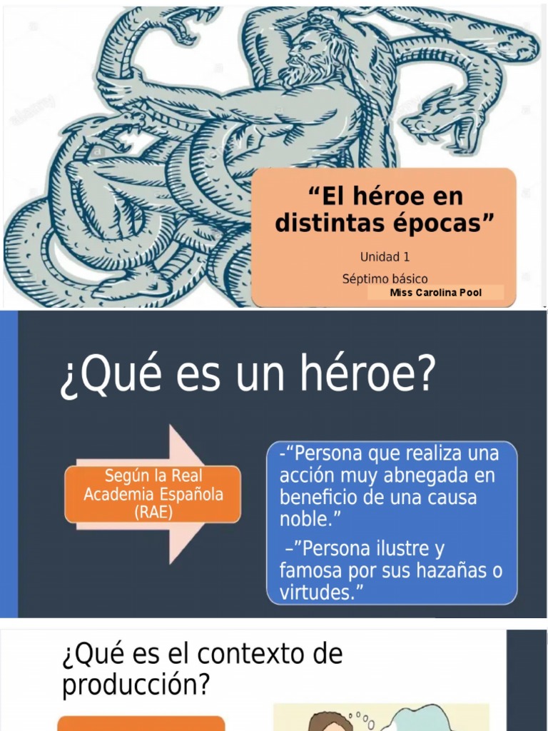 Características de los héroes clásicos y su herencia en los héroes
