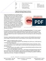 Lingual Frenulotomy Consent On Letterhead