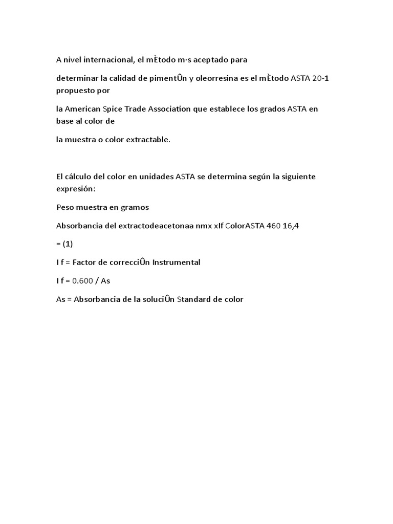 Concepto de Metodo ASTA | PDF