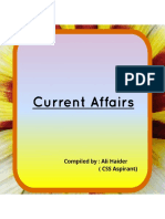Current Affairs by Ali Haider