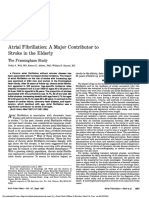 Atrial Fibrillation - A Major Contributor To Stroke in The Elderly