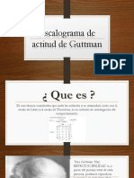 Escalograma de Actitud de Guttman