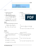 Matemática I: Inecuaciones lineales, cuadráticas y Polinómicas