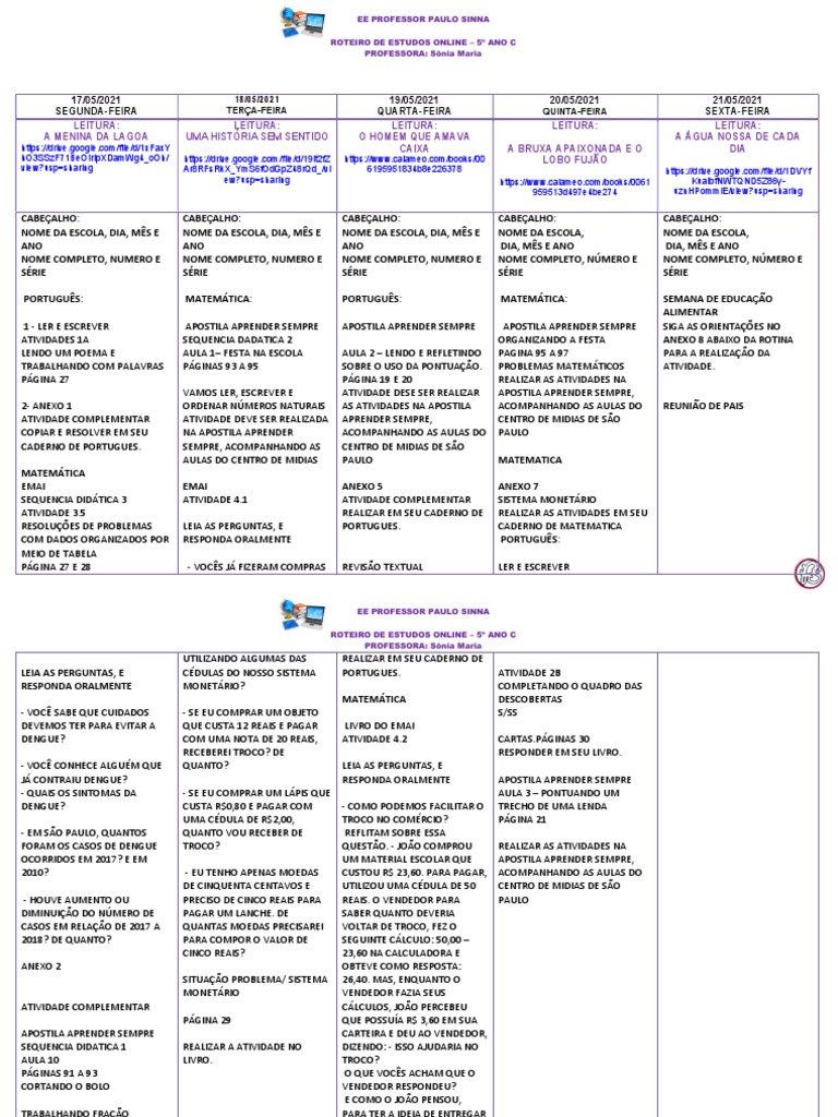 Calaméo - 5º Ano Educação Física Bloco 2