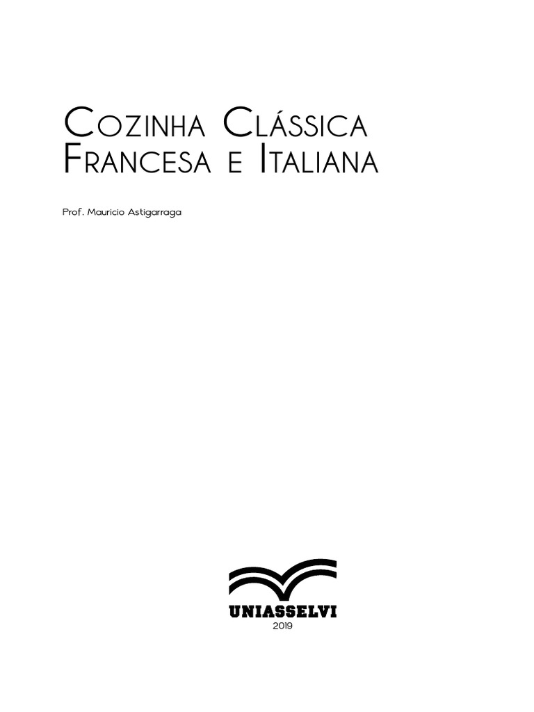 LivroCozinha Classica Francesa e Italiaana | PDF | Culinária francesa |  Culinária, image size:768x1024
