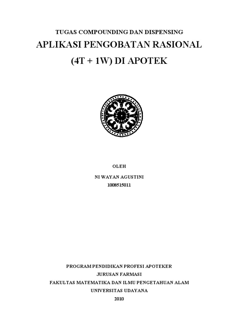 Tugas Compounding Dan Dispensing Pdf