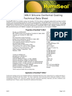 Humiseal 1C49Lv Silicone Conformal Coating Technical Data Sheet