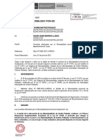 Consultas efectuadas por la Municipalidad provincial de Quispicanchi sobre la Ley N° 31079