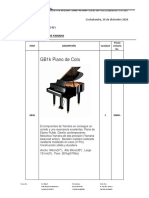 Cotizacion Piano