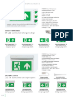 Exit Signs & Boxes Exit Signs & Boxes: Emled3Wmexbox Em2Wmexhsign