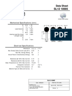 Data Sheet: Mechanical Specifications (MM)