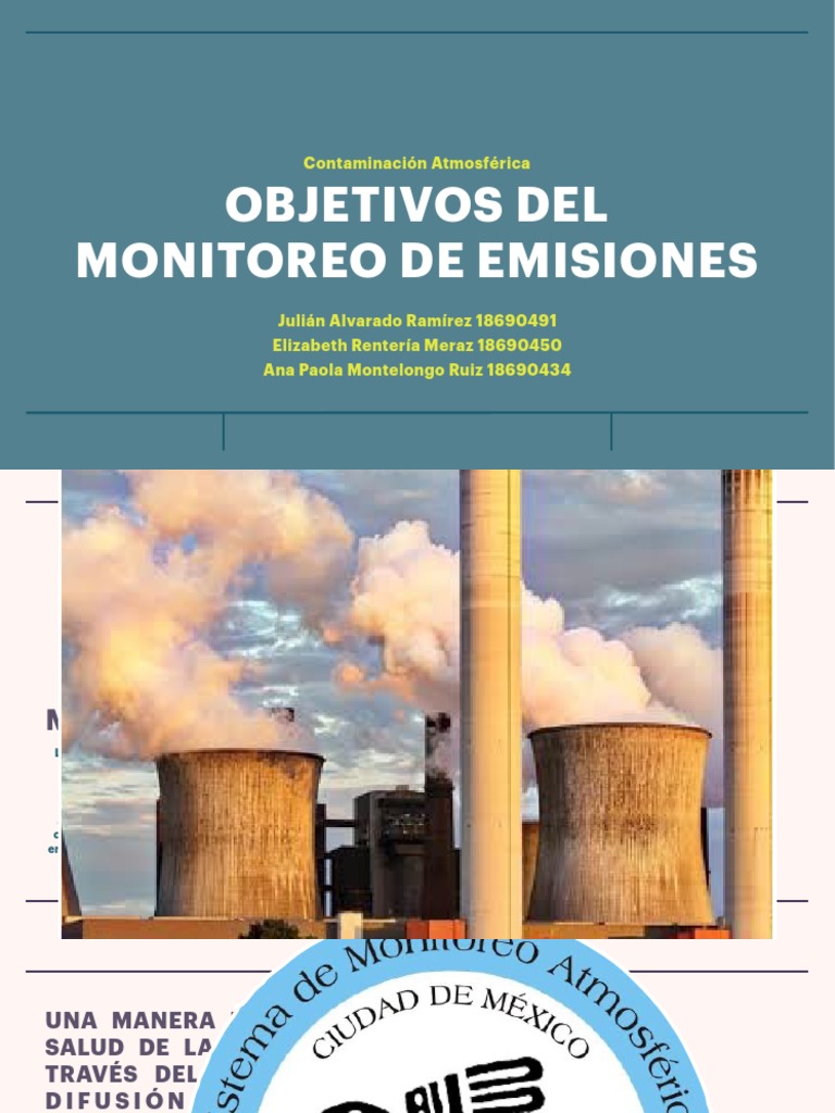 Objetivos del Monitoreo de Emisiones | PDF | La contaminación del aire ...