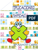 MULTIPLICACIONES RÁPIDAS UNA CIFRA Protegido