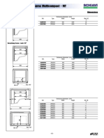 Floor Standing Enclosures Multicompact - MT: Dimensions