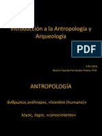 Introducción a la Antropología y Arqueología 1