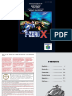 Manual Nintendo 64 F-Zero X