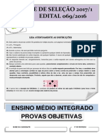 Cursos Ensino Médio Integrado Edital 069 - 2017-1