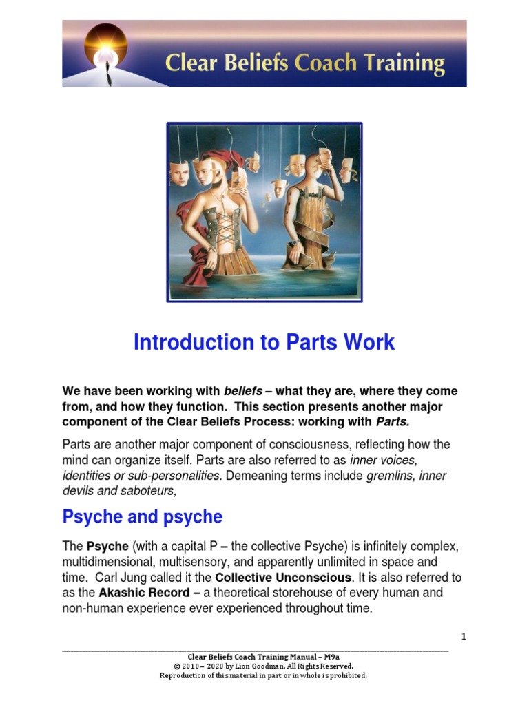M9a Introduction To Parts Work SS | PDF | Psychology | Science