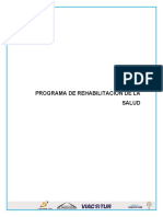 Programa rehabilitación salud