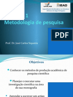 UNIDADE 1 - METODOLOGIA DE PESQUISA - JCSS