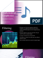 Mathematical Geophysics: Application of Fourier Transform in Geophysics