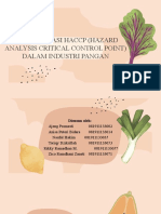 Kelompok F - HACCP - PPT