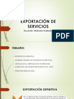 Exportacion de Servicios - Cefre PDF