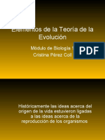 Elementos de La Teoría de La Evolución