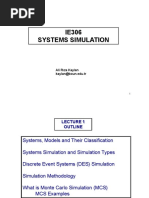 IE306 Systems Simulation: Ali Rıza Kaylan Kaylan@boun - Edu.tr