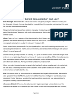 What Are The Ethics Behind Data Collection and Use?: Page 1 of 4