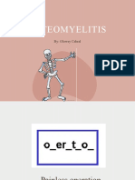 Osteomyelitis: By: Glowsy Cabral