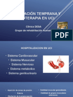 Movilización temprana y fisioterapia en UCI