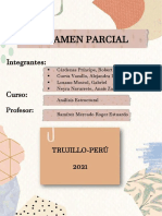 Examen parcial de análisis estructural con datos de diseño de viga y columna