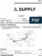 Fuel Supply: Fuel Tank, Filter, Gauge Unit Maintenance