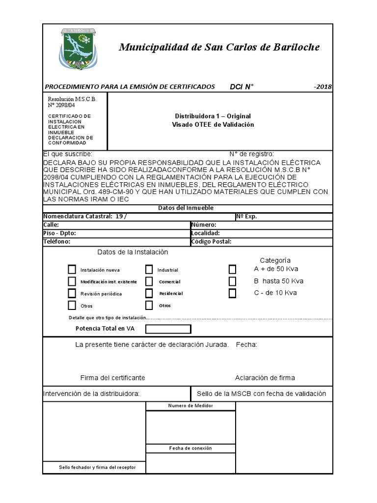 Planillas Dci (Todas) | PDF | Electricidad | Fuerza
