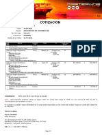 COTIZACIÓN DE SERVICIOS LOGISTICOS PARA TRANSPORTE DE CARGA GENERAL ENTRE ITALIA Y COLOMBIA