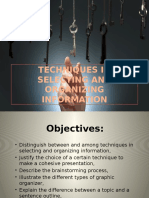 Idoc.pub Techniques in Selecting and Organizing Information