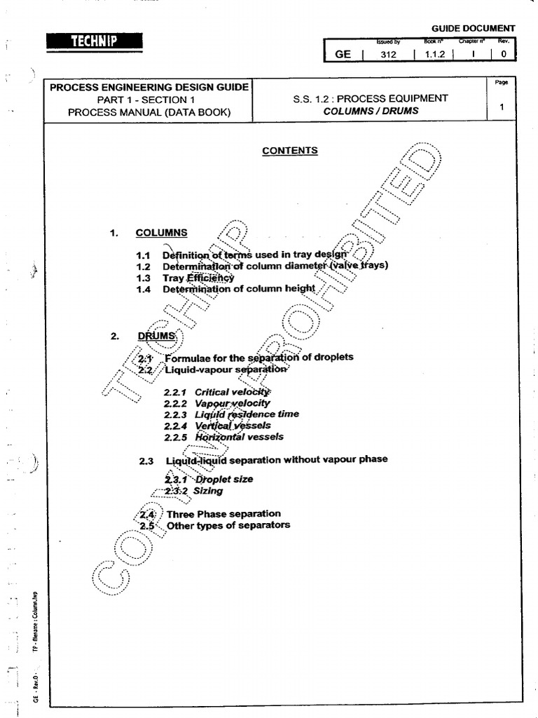Process Engineering Design Guide | PDF | Applied And Interdisciplinary ...