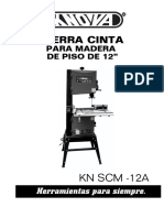 Manual Sierra Cinta Knova KN-SCM12A