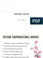 Konsep Keperawatan Gerontik