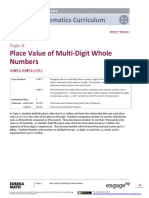 Place Value of Multi-Digit Whole Numbers: Mathematics Curriculum