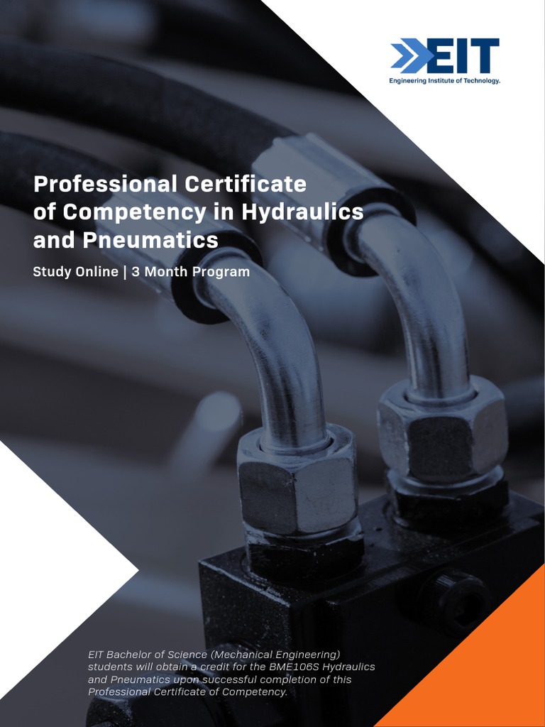 Professional Certificate of Competency in Hydraulics and Pneumatics