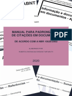 Manual para Padronização de Citacoes - BCCL