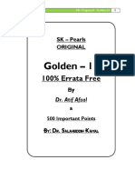 SK Golden 11: 500 Important Points in Surgery, Medicine, Gynaecology, Radiology and Anaesthesia