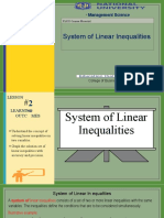 MANSCI Systems of Linear Inequalities (R)